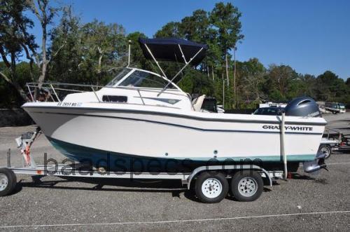 Grady White 208 Adventure tekniske specifikationer og anmeldelser